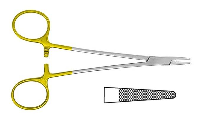 TC BABY-CRILE-WOOD Голкотримач; прямий; із зубчиками; 15,0см. Tontarra Medizintechnik GmbH